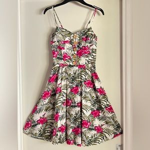 Collectif Fairy Tropical Hibiscus Doll Dress